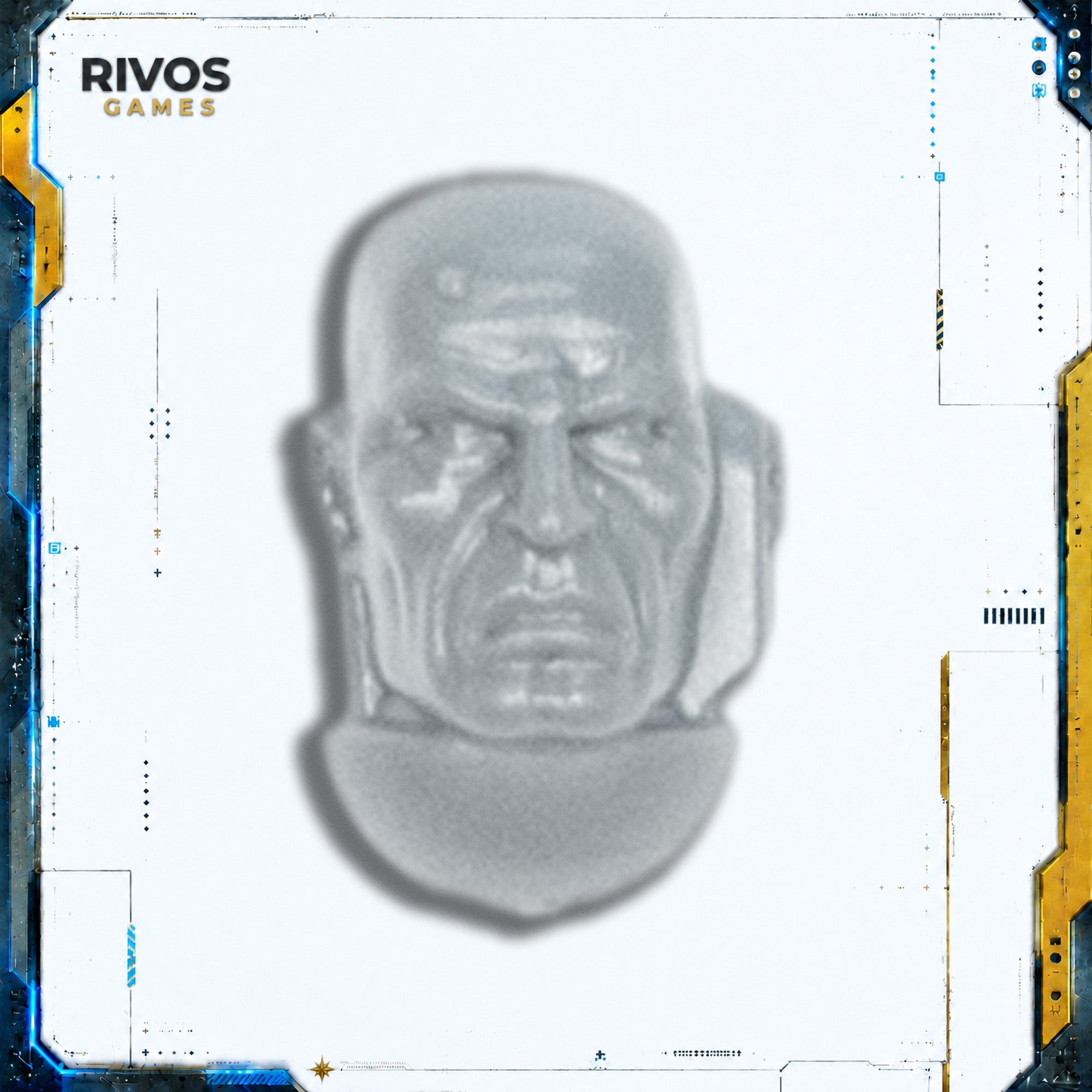 Devastator Squad Head C - Space Marines - 40K Bits