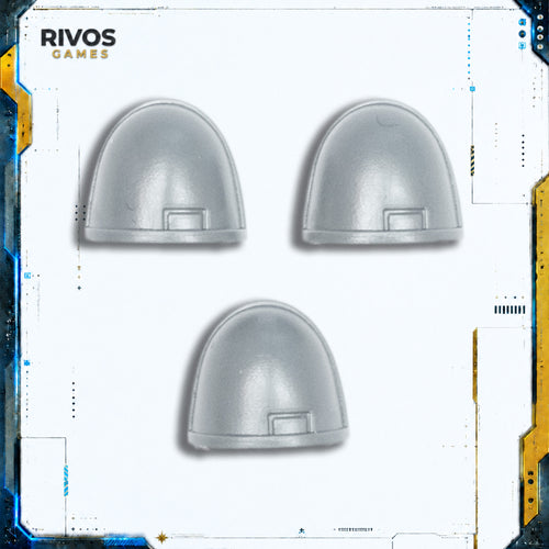 Devastator Squad Shoulder Pads x 3 - Space Marines - 40K Bits