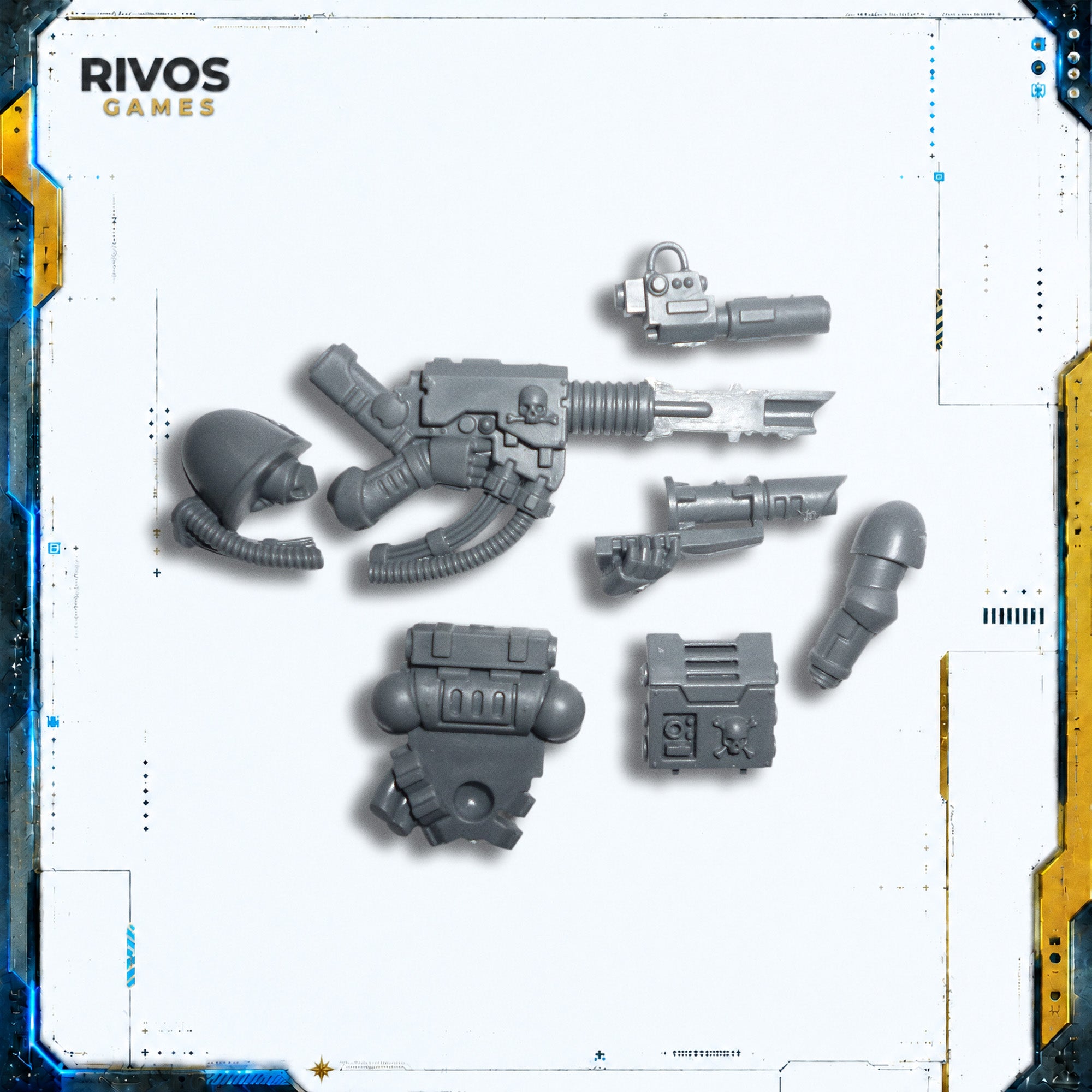 Warhammer 40K Space Marines Devastator Squad Lascannon B - Bits (Bitz)