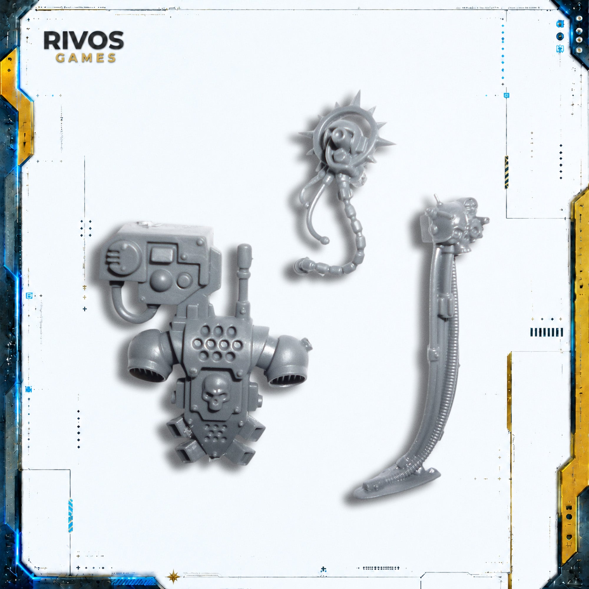 Warhammer 40K Space Marines Devastator Squad Servo Skulls and Backpack - Bits (Bitz)