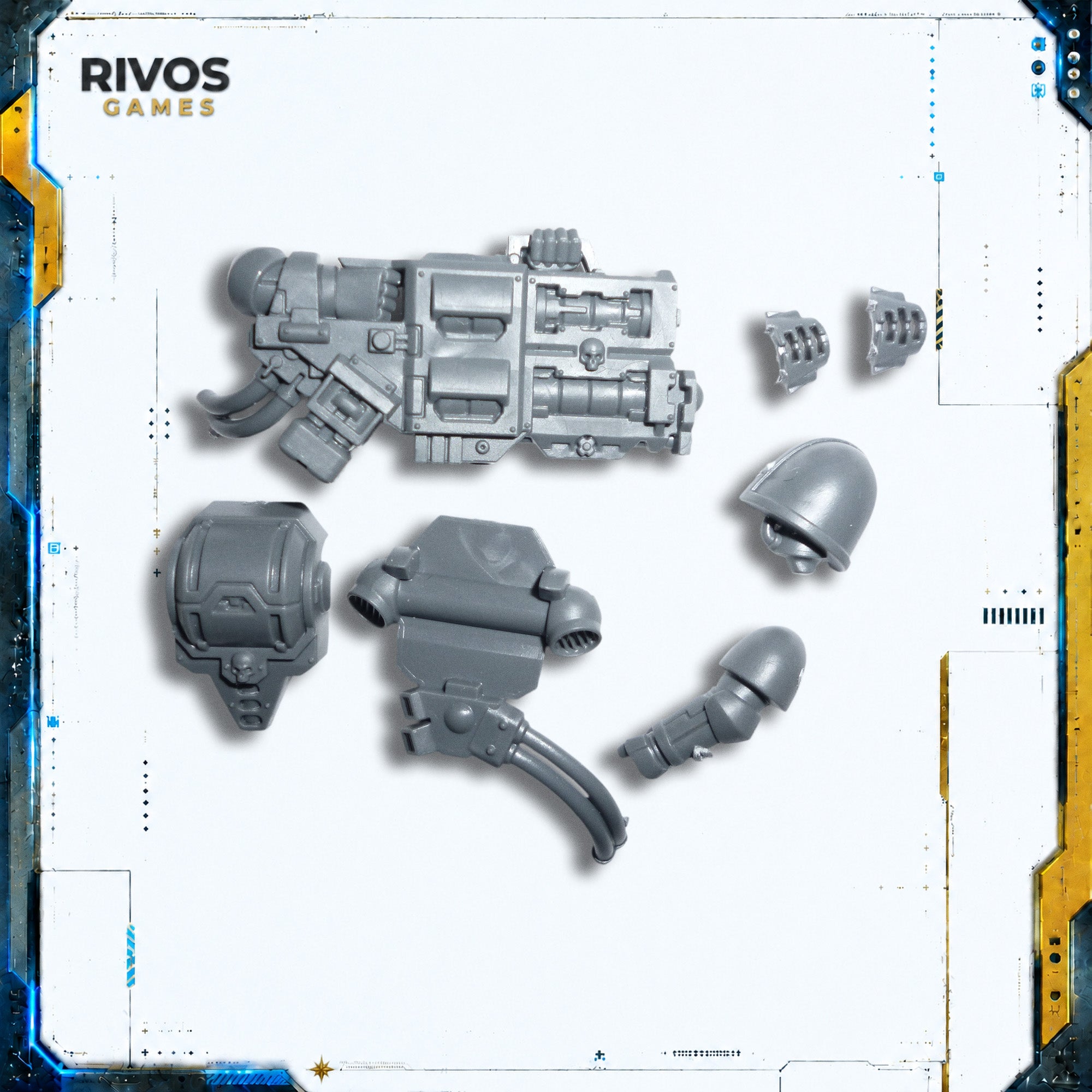 Warhammer 40K Space Marines Devastator Squad Grav Cannon A - Bits (Bitz)