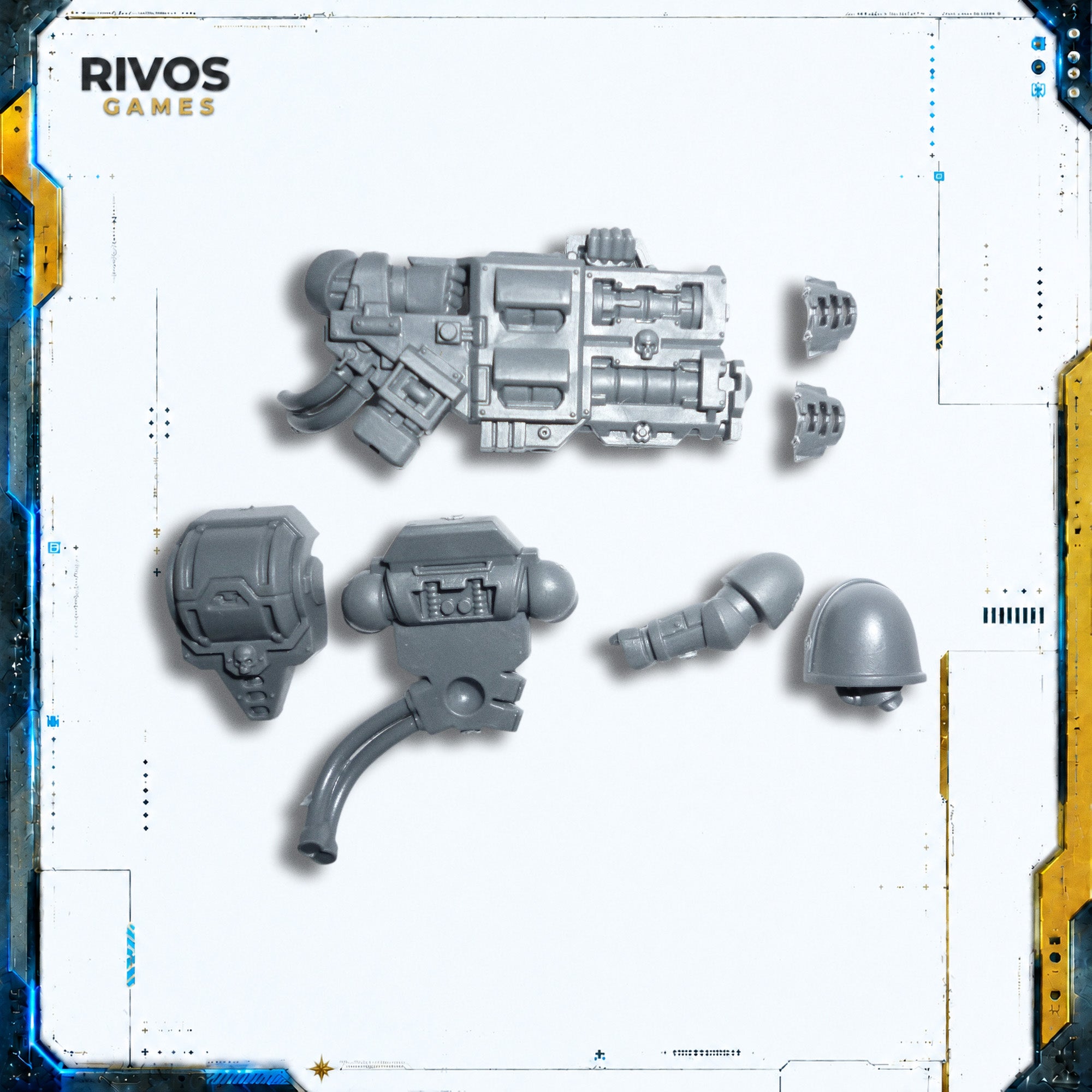 Warhammer 40K Space Marines Devastator Squad Grav Cannon B - Bits (Bitz)