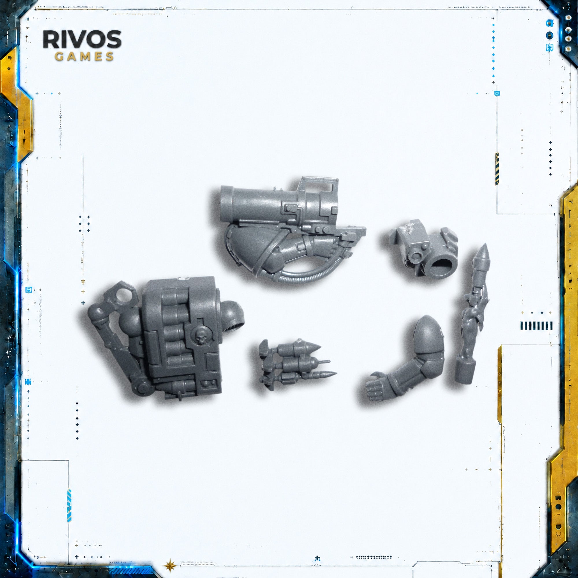 Warhammer 40K Space Marines Devastator Squad Missile Launcher A - Bits (Bitz)