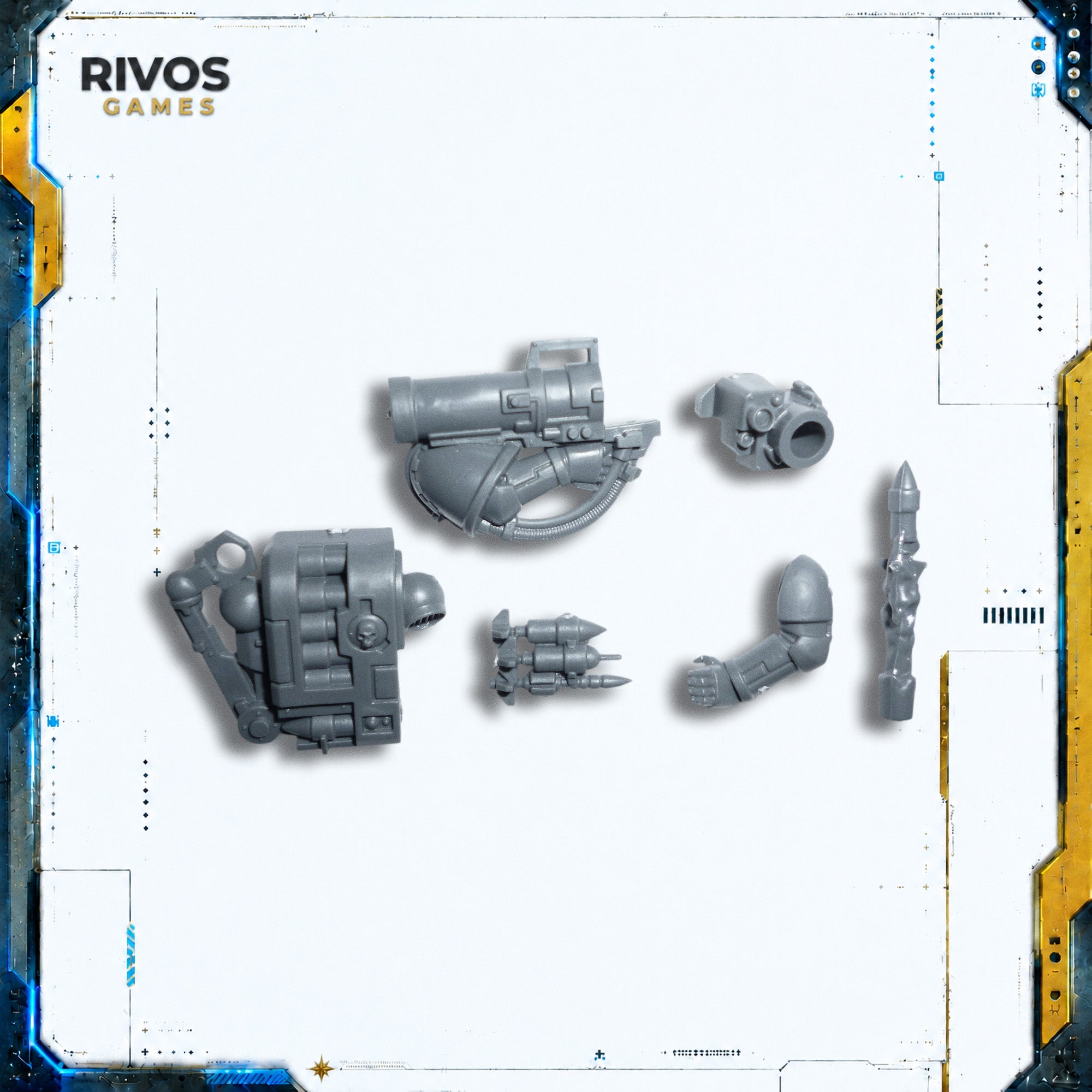 Warhammer 40K Space Marines Devastator Squad Missile Launcher B - Bits (Bitz)