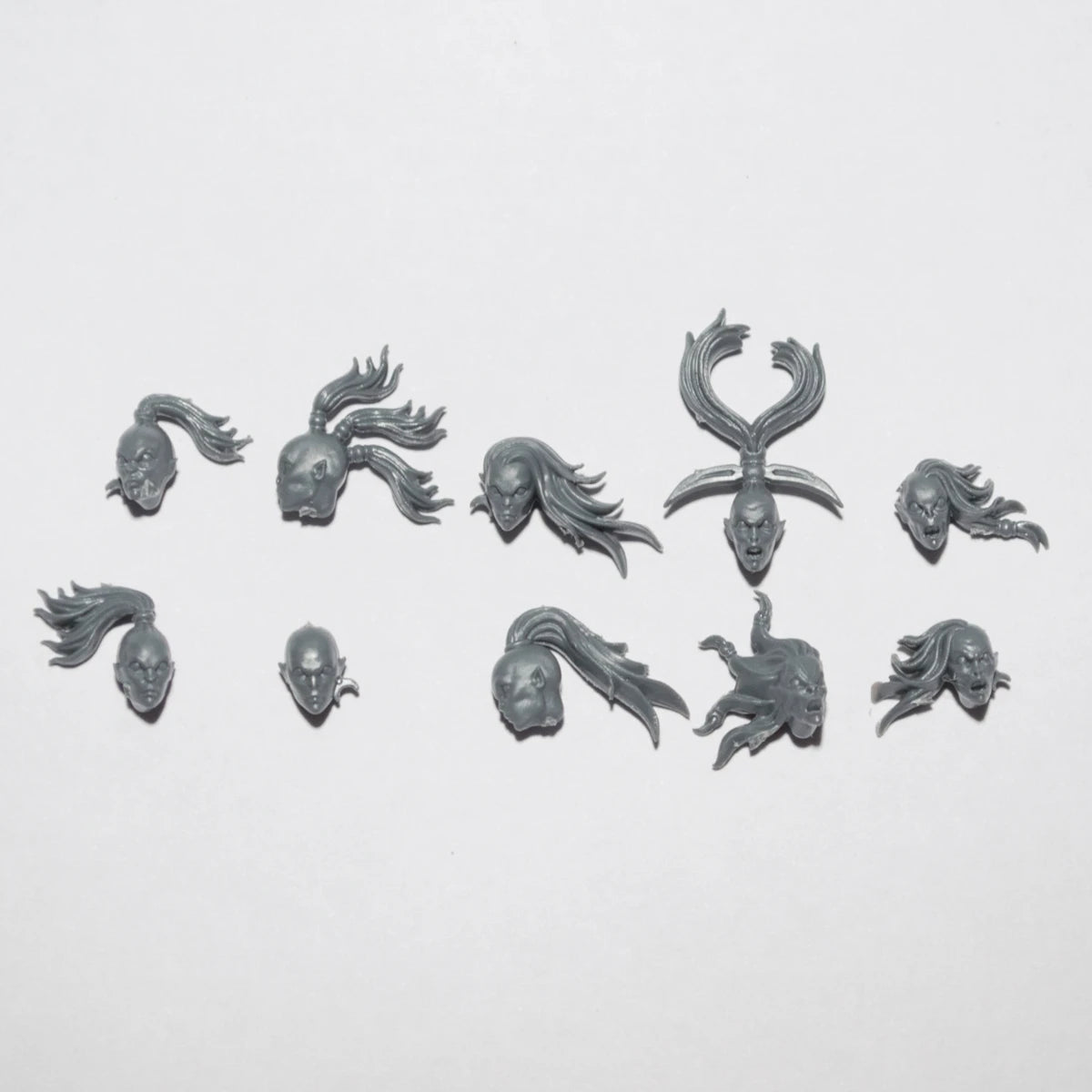 Warhammer Daemons of Slaanesh Daemonettes Heads x 10 Bits Bitz
