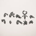 Daemons of Slaanesh Daemonettes Heads x 10 - Age of Sigmar - Spare Part