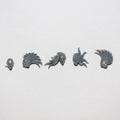 Warhammer Daemons of Slaanesh Daemonettes Heads x 5 Bits Bitz