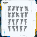 Warhammer Ossiarch Bonereapers Mortek Guard Legs and Torso x 10 - Bits (Bitz)