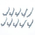 Warhammer Ossiarch Bonereapers Mortek Guard Nadirite Blade x 10 Bits Bitz