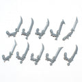 Ossiarch Bonereapers Mortek Guard Nadirite Blade x 10 - Age of Sigmar - Spare Part