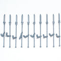 Warhammer Ossiarch Bonereapers Mortek Guard Nadirite Spear x 10 Bits Bitz