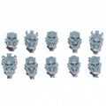 Warhammer Ossiarch Bonereapers Mortek Guard Heads x 10 Bits Bitz