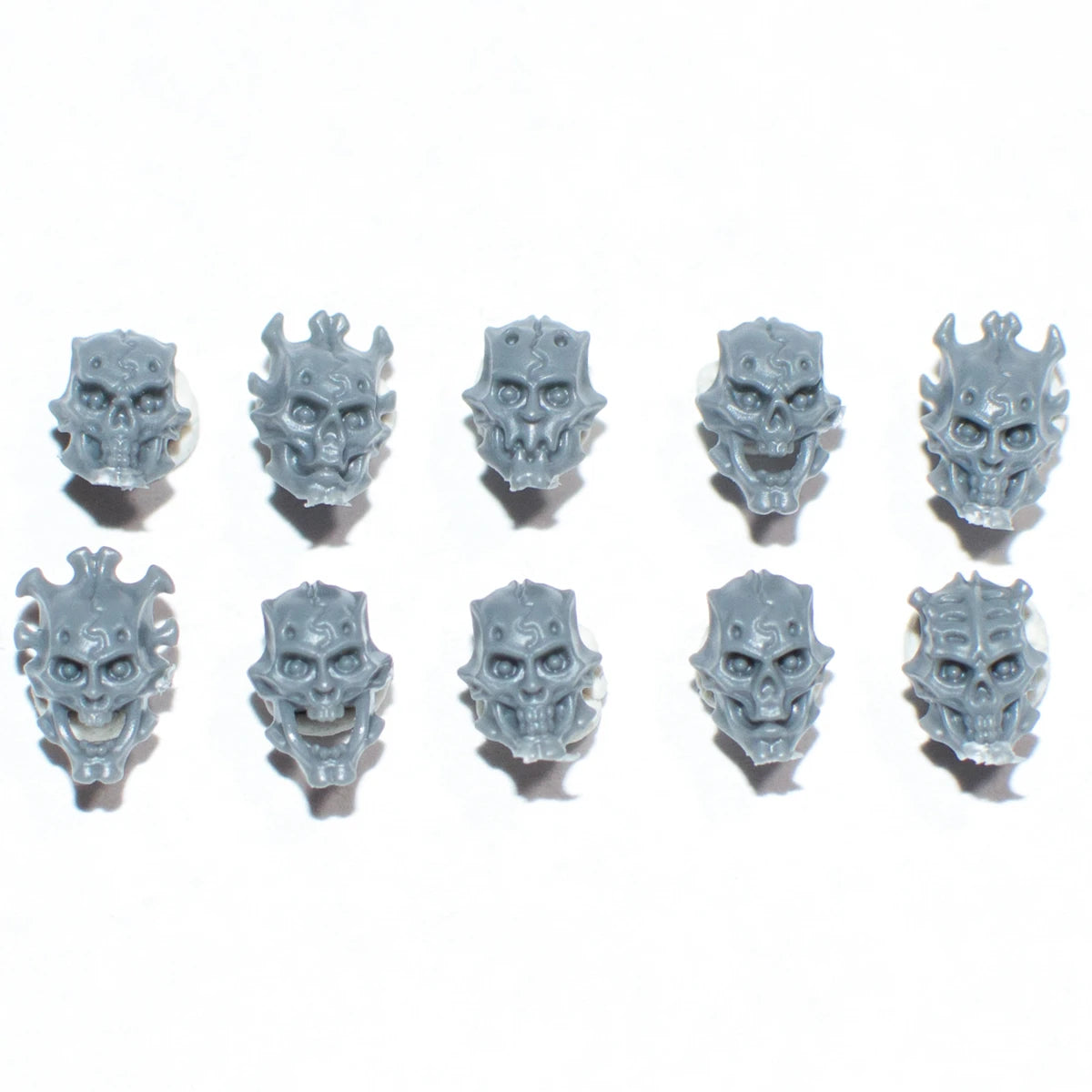 Warhammer Ossiarch Bonereapers Mortek Guard Heads x 10 Bits Bitz