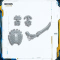 Warhammer Ossiarch Bonereapers Mortek Guard Hekatos Accessories - Bits (Bitz)