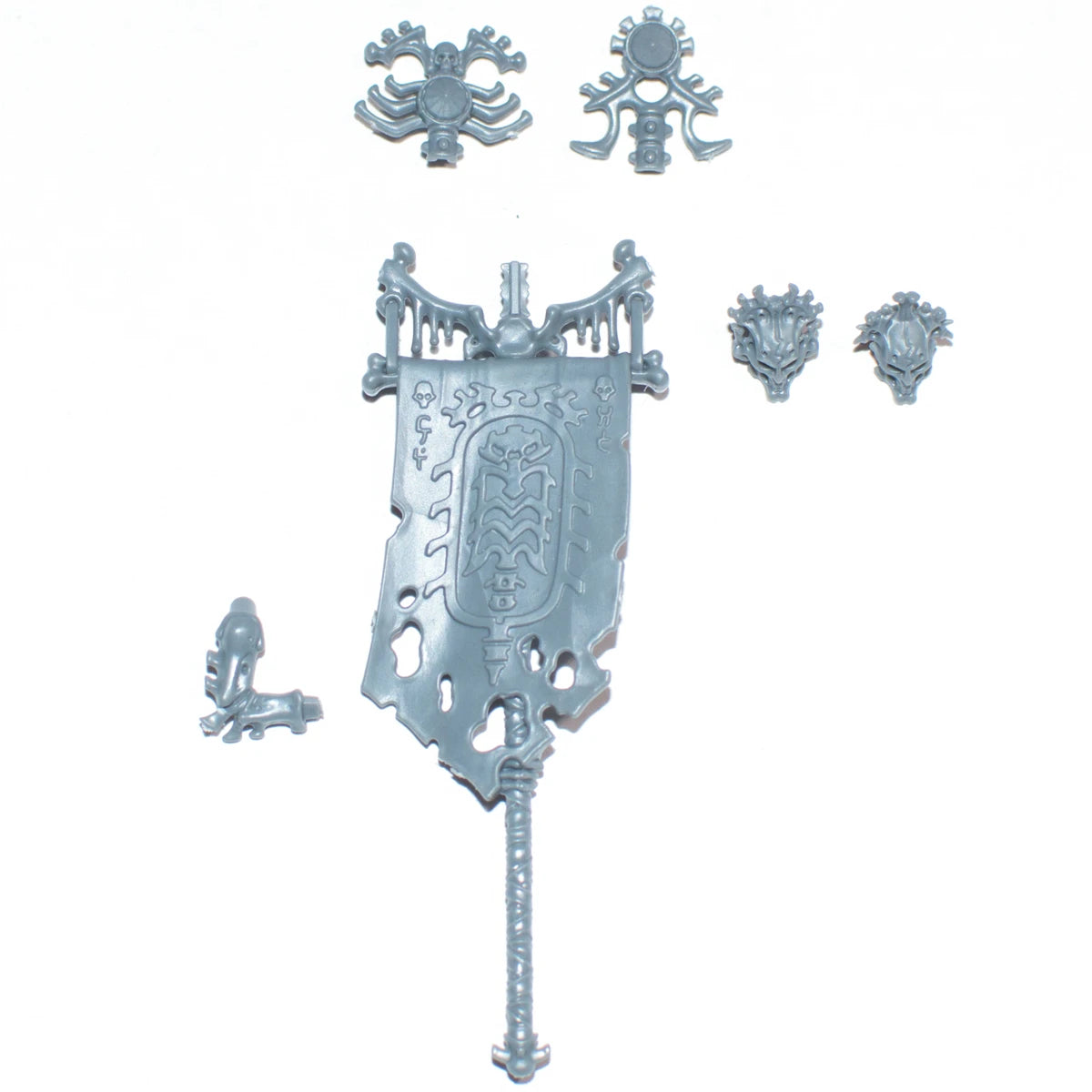 Warhammer Ossiarch Bonereapers Mortek Guard Banner and Heads Bits Bitz