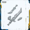 Warhammer Ossiarch Bonereapers Mortek Guard Greatblade/Nadirite Blade - Bits (Bitz)
