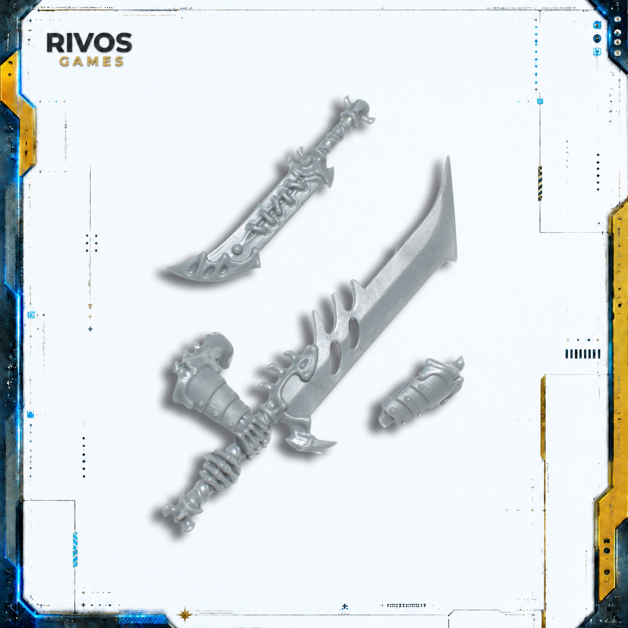 Warhammer Ossiarch Bonereapers Mortek Guard Greatblade/Nadirite Blade - Bits (Bitz)