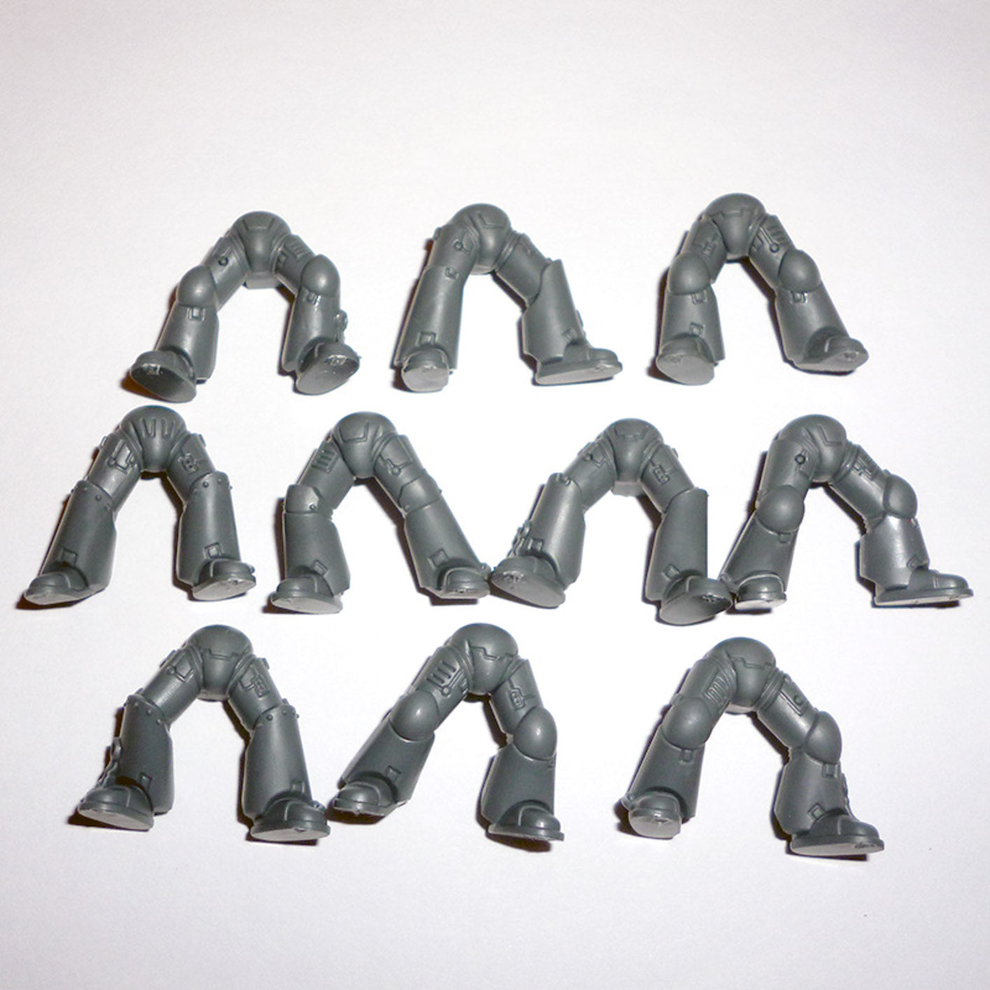 Space Marines Tactical Squad Legs x 10 - Space Marines - Authentic Sprue