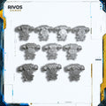Warhammer 40K Space Marines Tactical Squad Backpacks x 10 - Bits (Bitz)