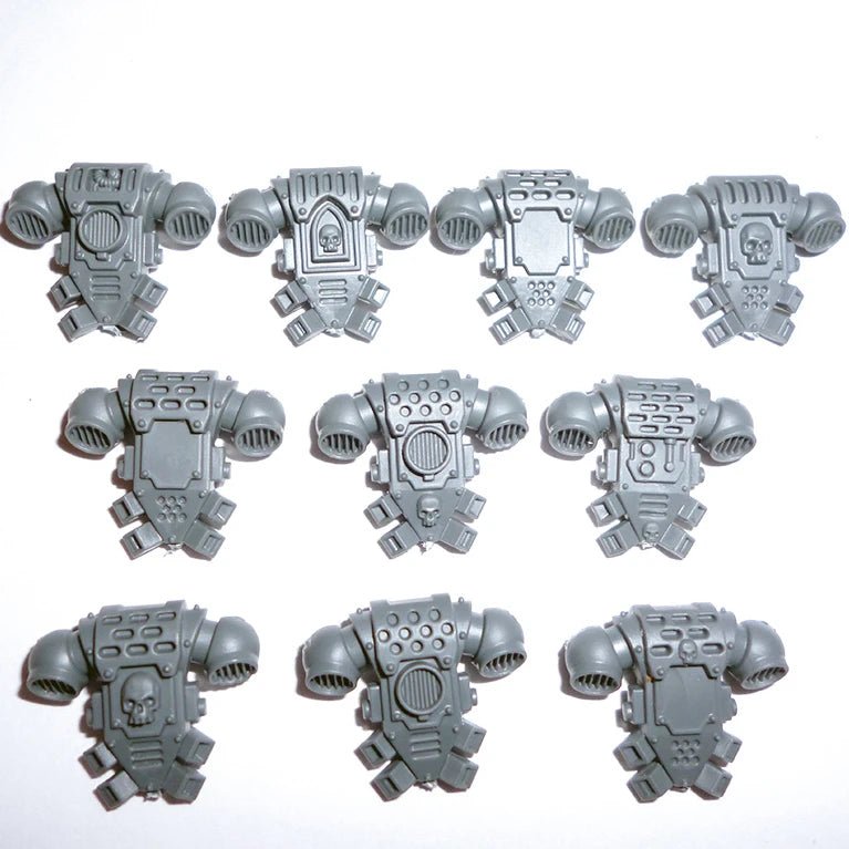 Warhammer 40K Space Marines Tactical Squad Backpacks x 10 Bits Bitz