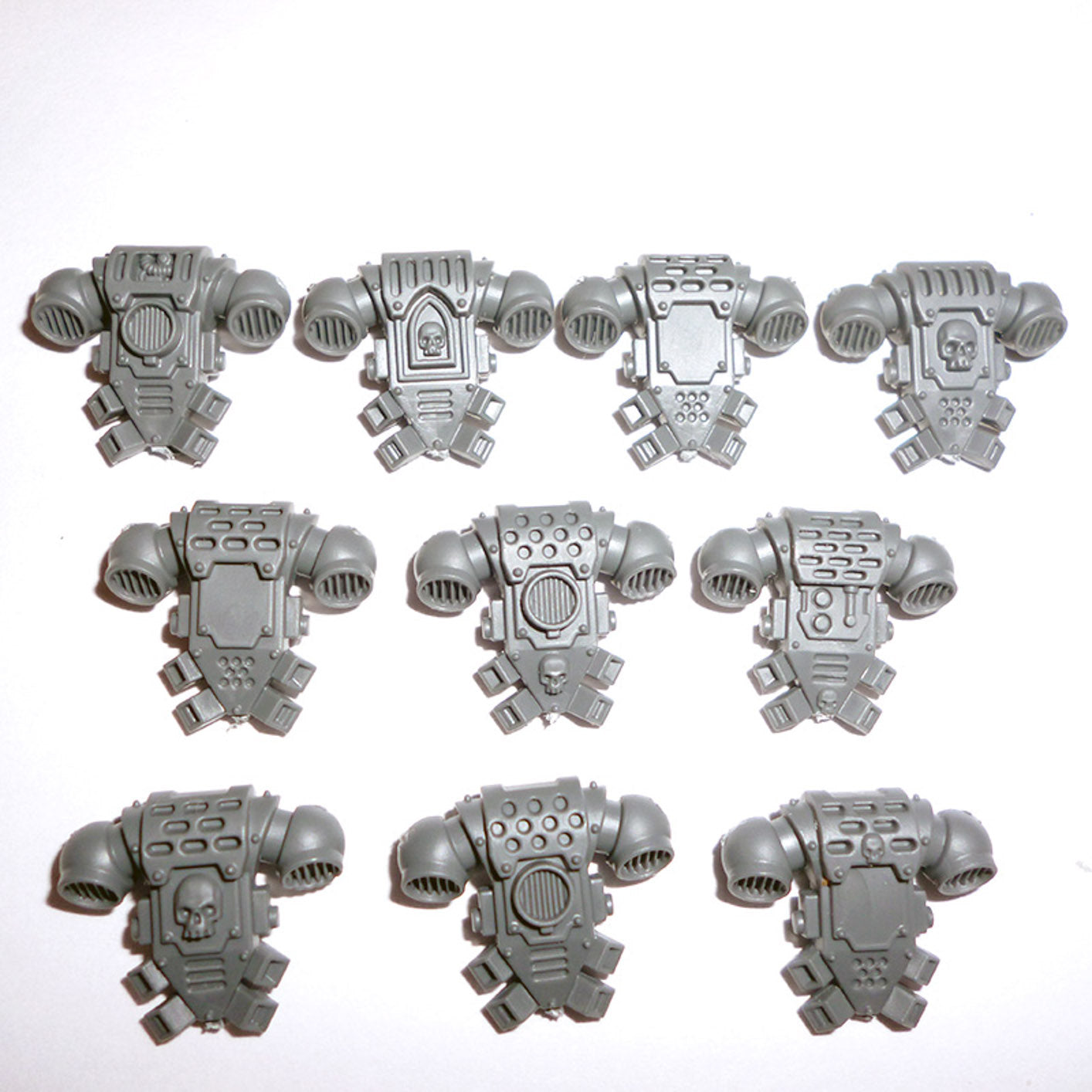 Space Marines Tactical Squad Backpacks x 10 - Space Marines - Conversion Part