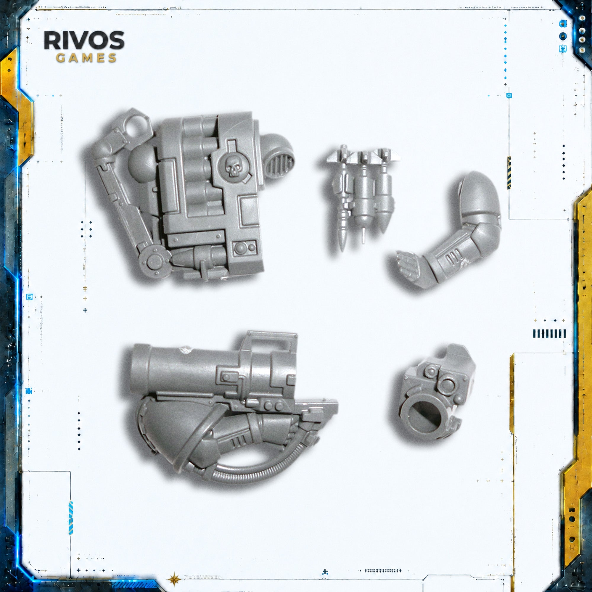 Warhammer 40K Space Marines Tactical Squad Missile Launcher - Bits (Bitz)