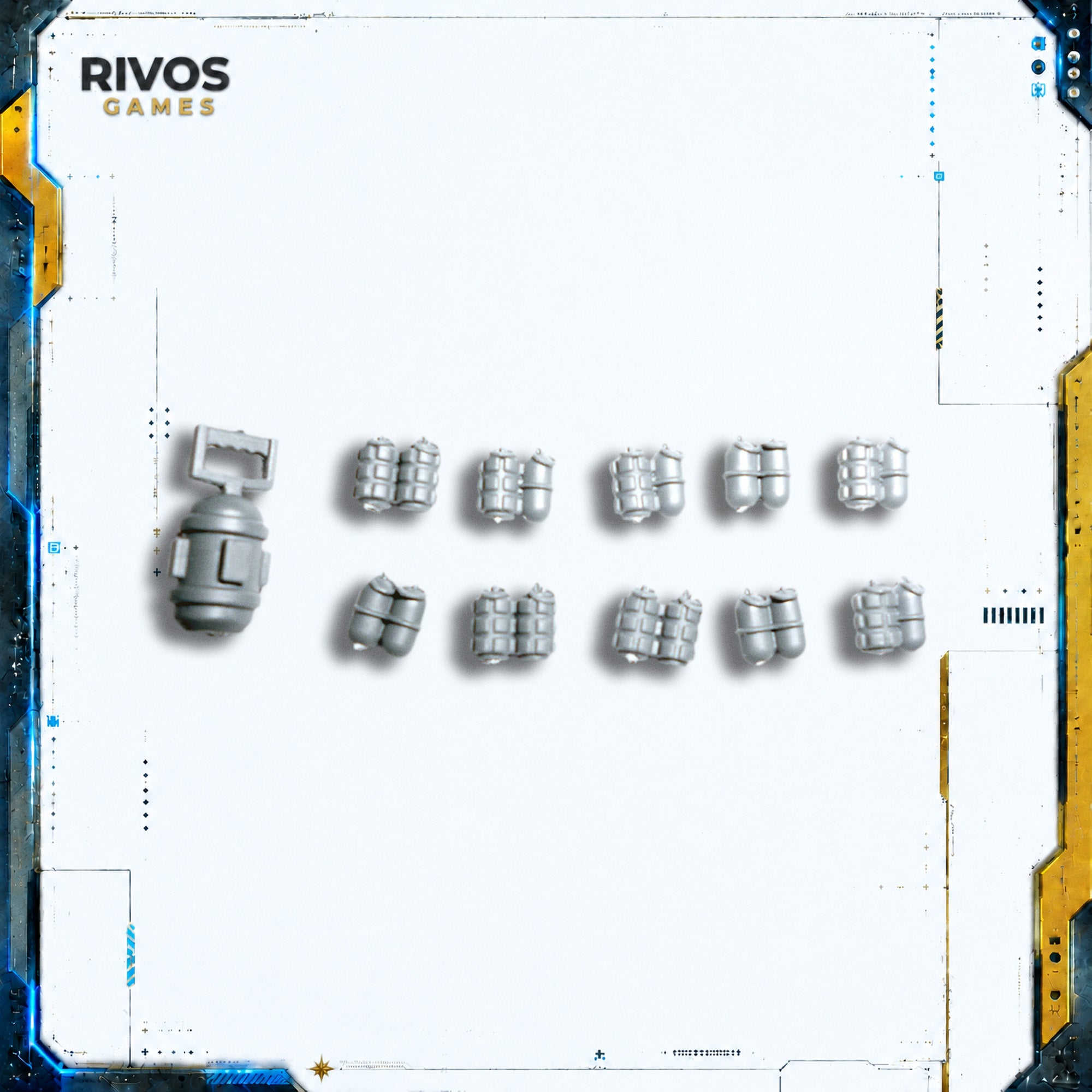 Warhammer 40K Space Marines Tactical Squad Grenades - Bits (Bitz)