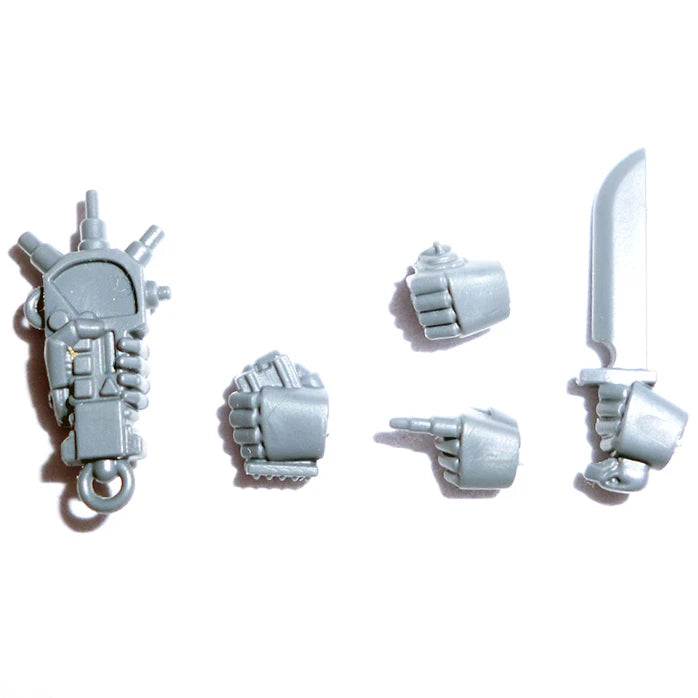 Warhammer 40K Space Marines Tactical Squad Auspex and Hands Bits Bitz