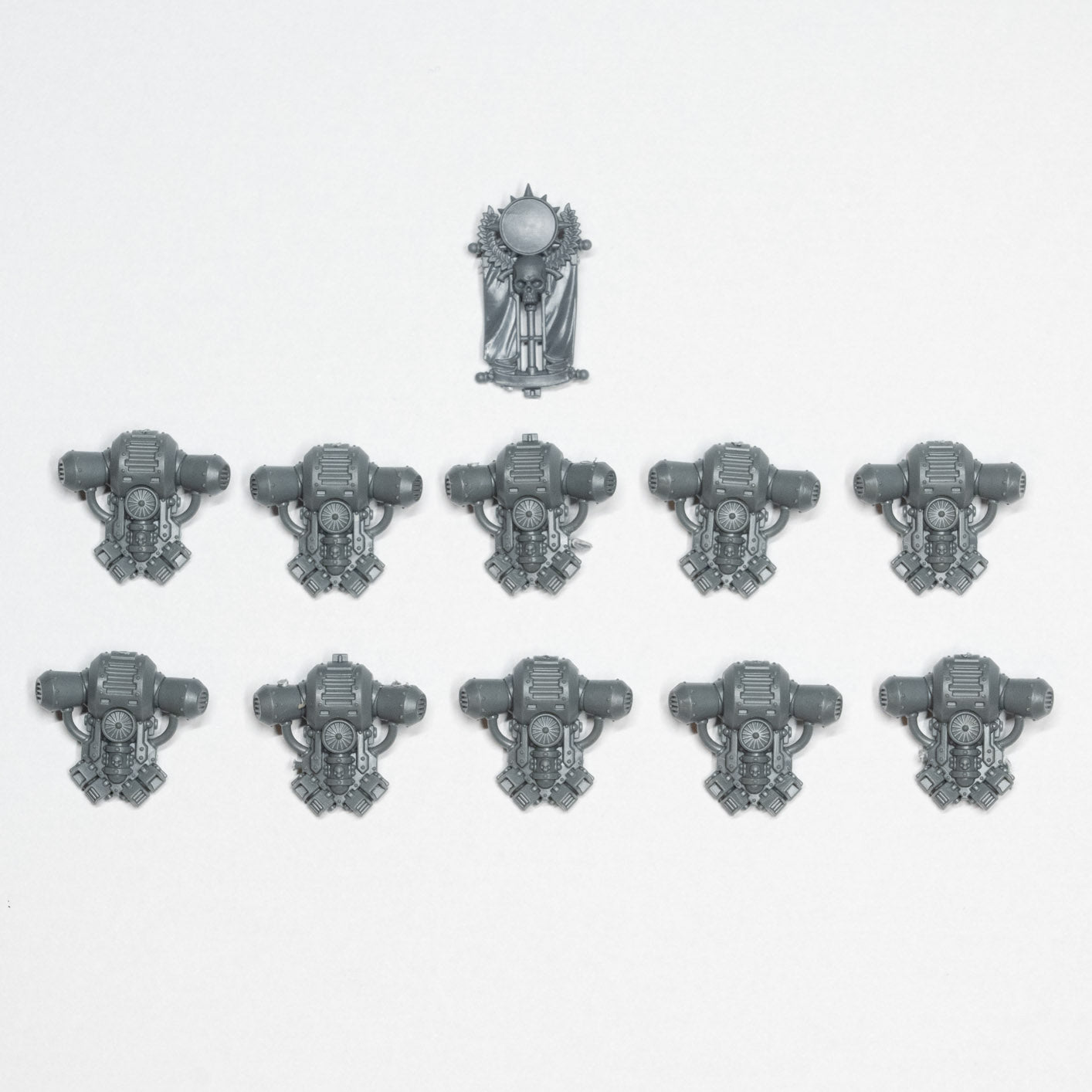 Horus Heresy Space Marines MKII Veteran Squad Backpacks x 10 - Warhammer - Spare Part
