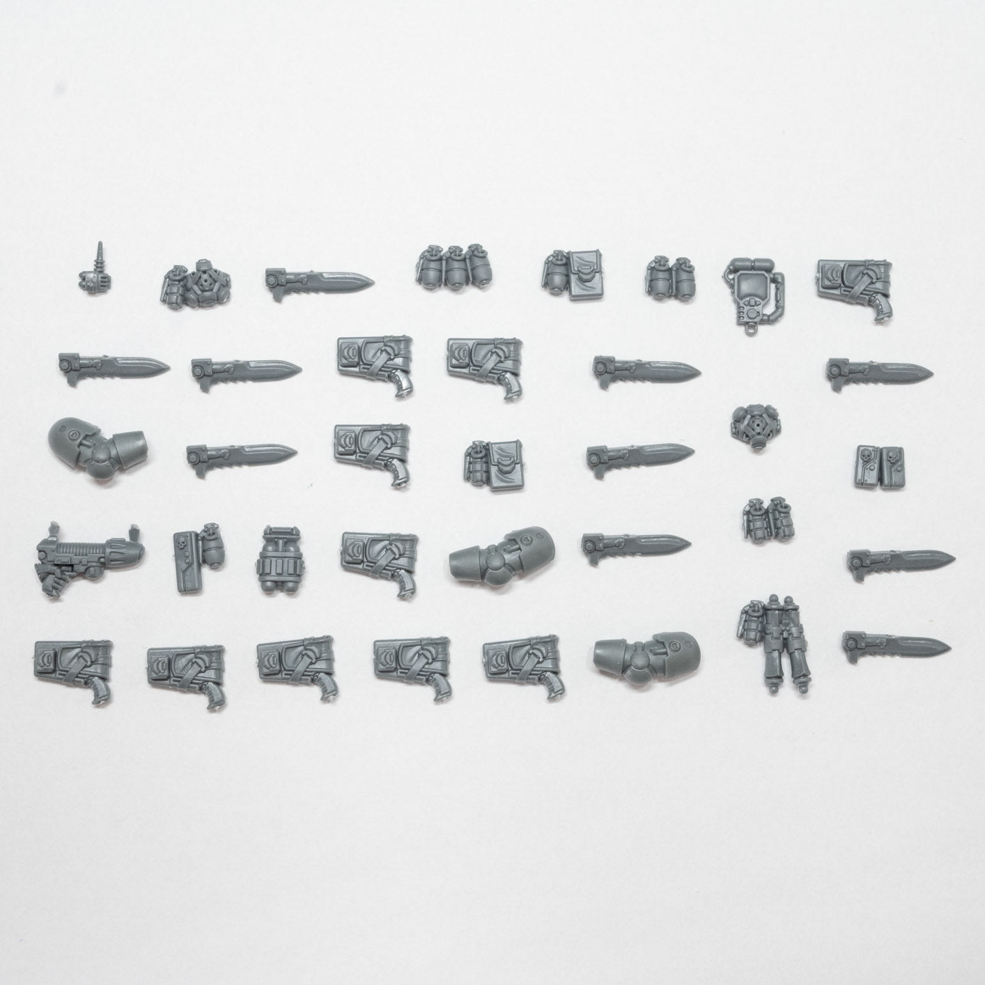 Horus Heresy Space Marines MKII Veteran Squad Accessories - Warhammer - Authentic Sprue