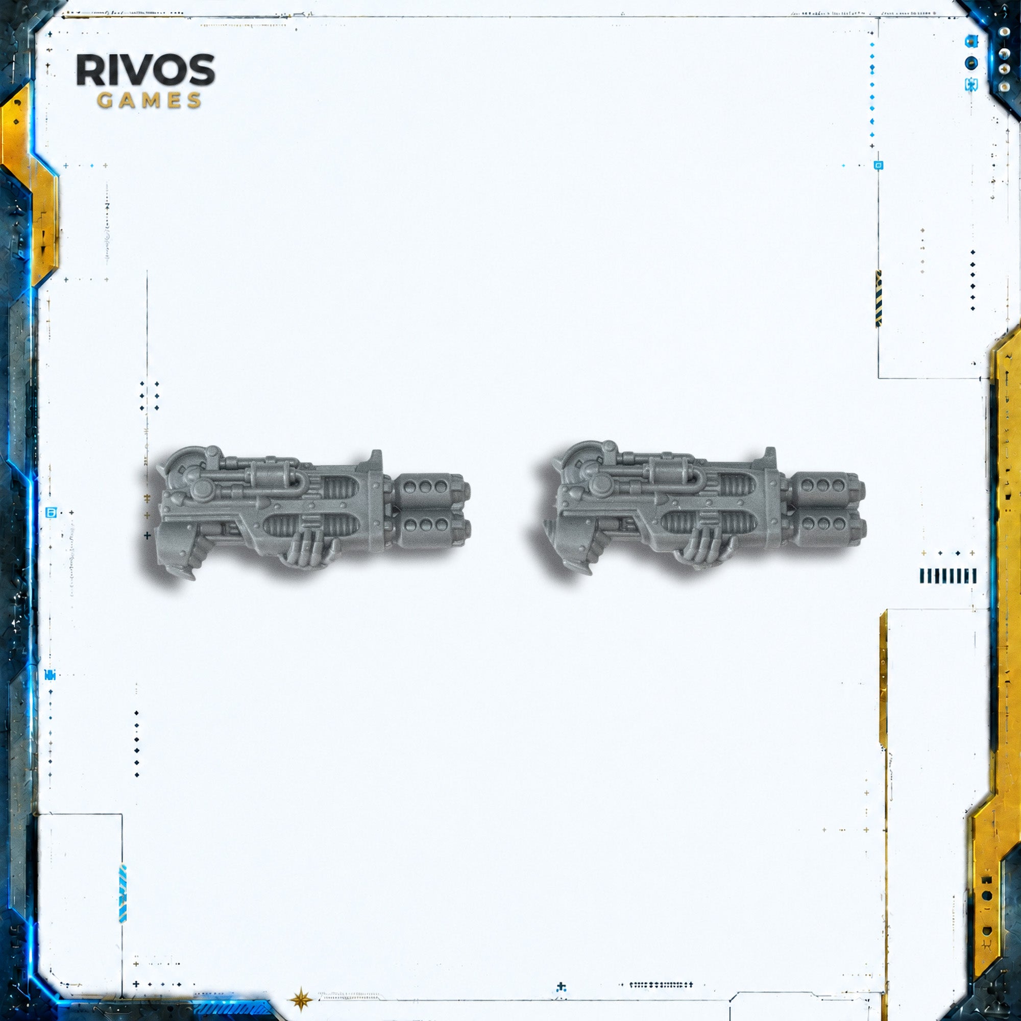 Horus Heresy Space Marines MKII Veteran Squad Disintegrator Blaster x 2 - Bits (Bitz)