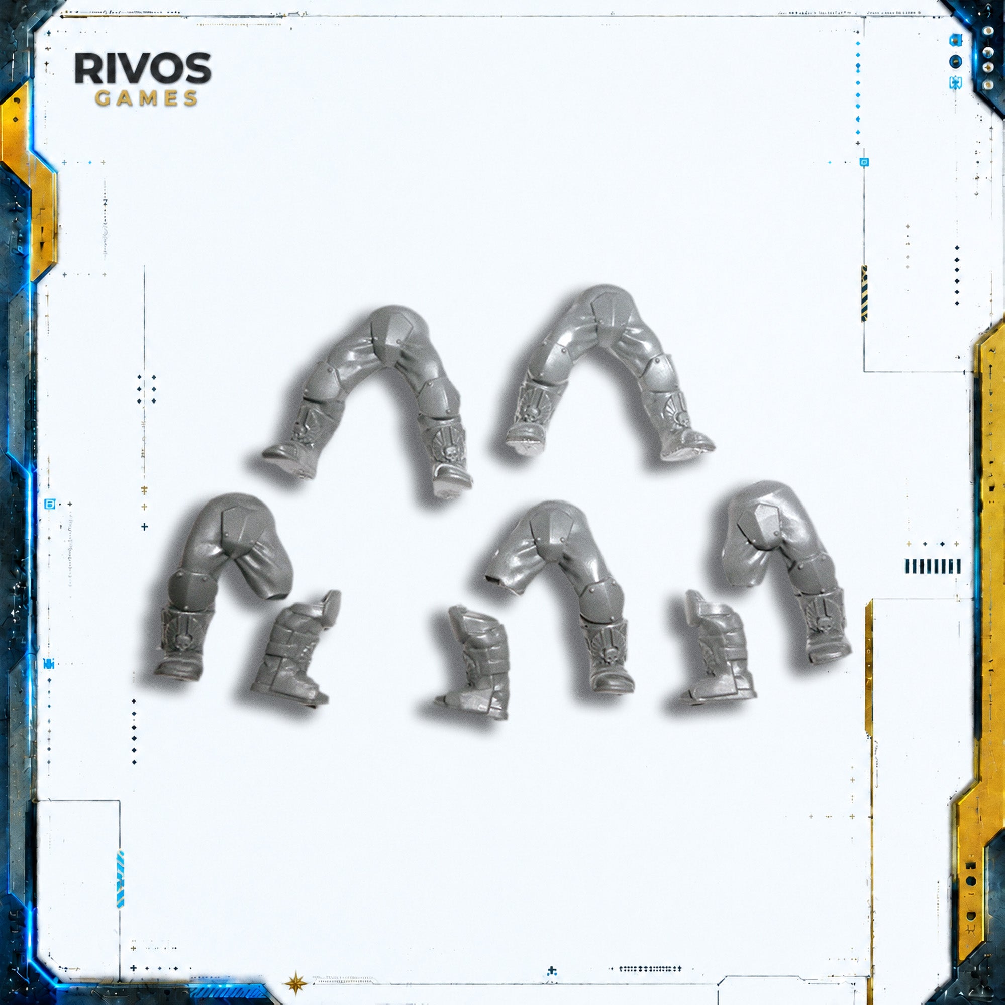 Warhammer 40K Astra Militarum Tempestus Scions Legs x 5 - Bits (Bitz)