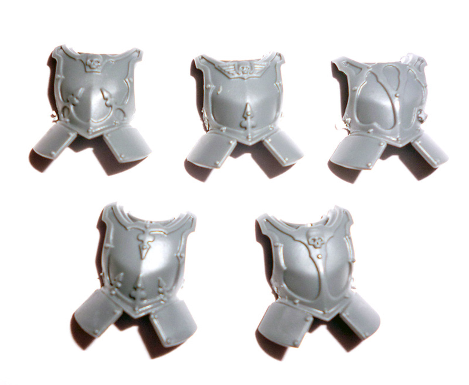 Astra Militarum Tempestus Scions Torso Front x 5 - Astra Militarum - Kitbash Bit