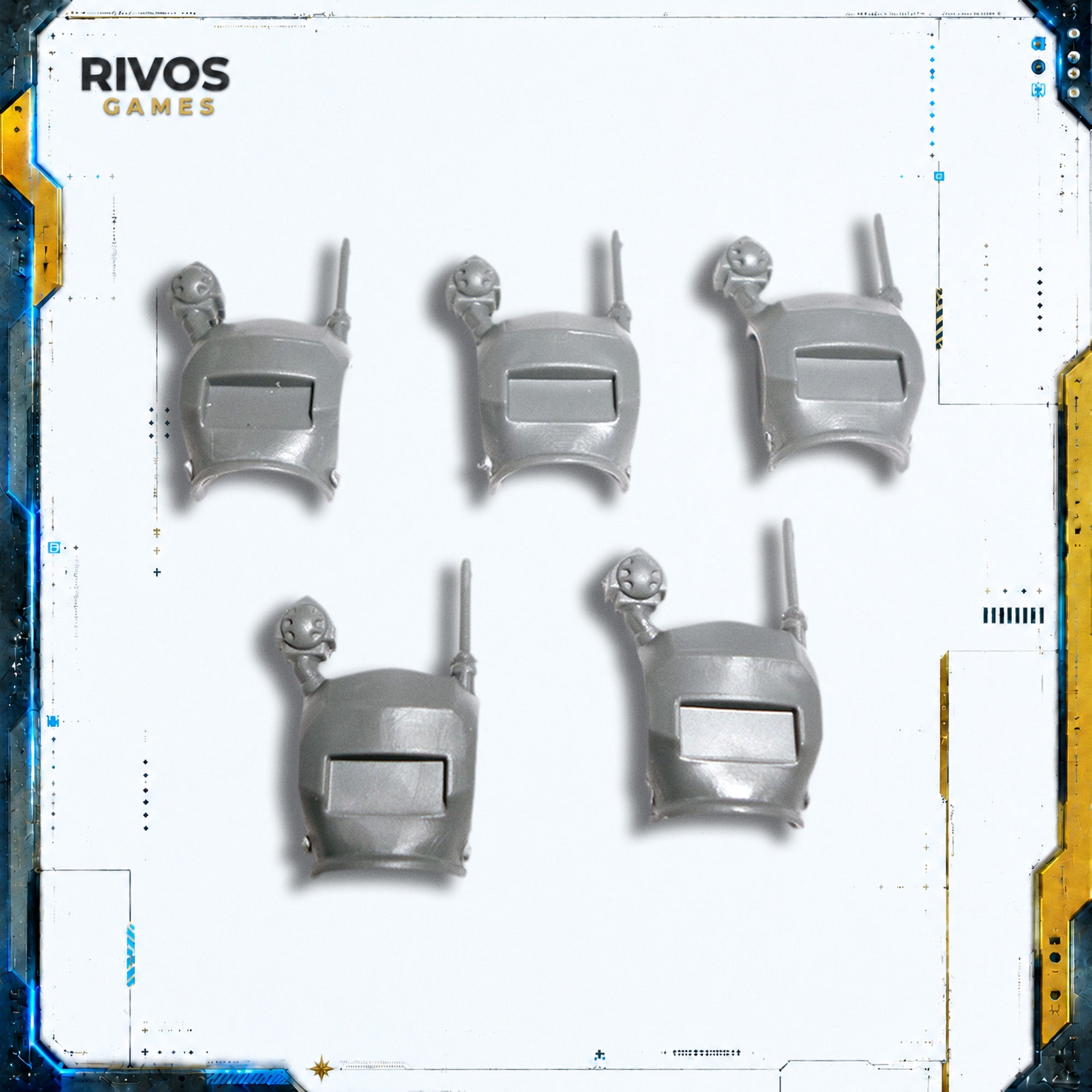 Warhammer 40K Astra Militarum Tempestus Scions Torso Back x 5 - Bits (Bitz)