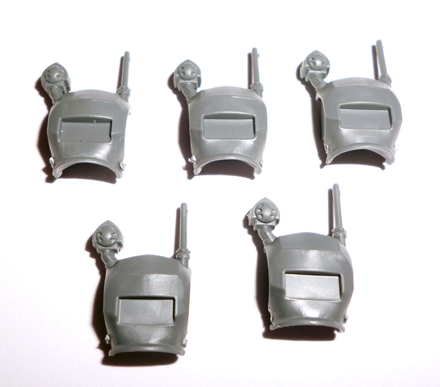 Astra Militarum Tempestus Scions Torso Back x 5 - Astra Militarum - Authentic Sprue