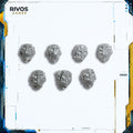 Warhammer 40K Astra Militarum Tempestus Scions Helmets x 7 - Bits (Bitz)