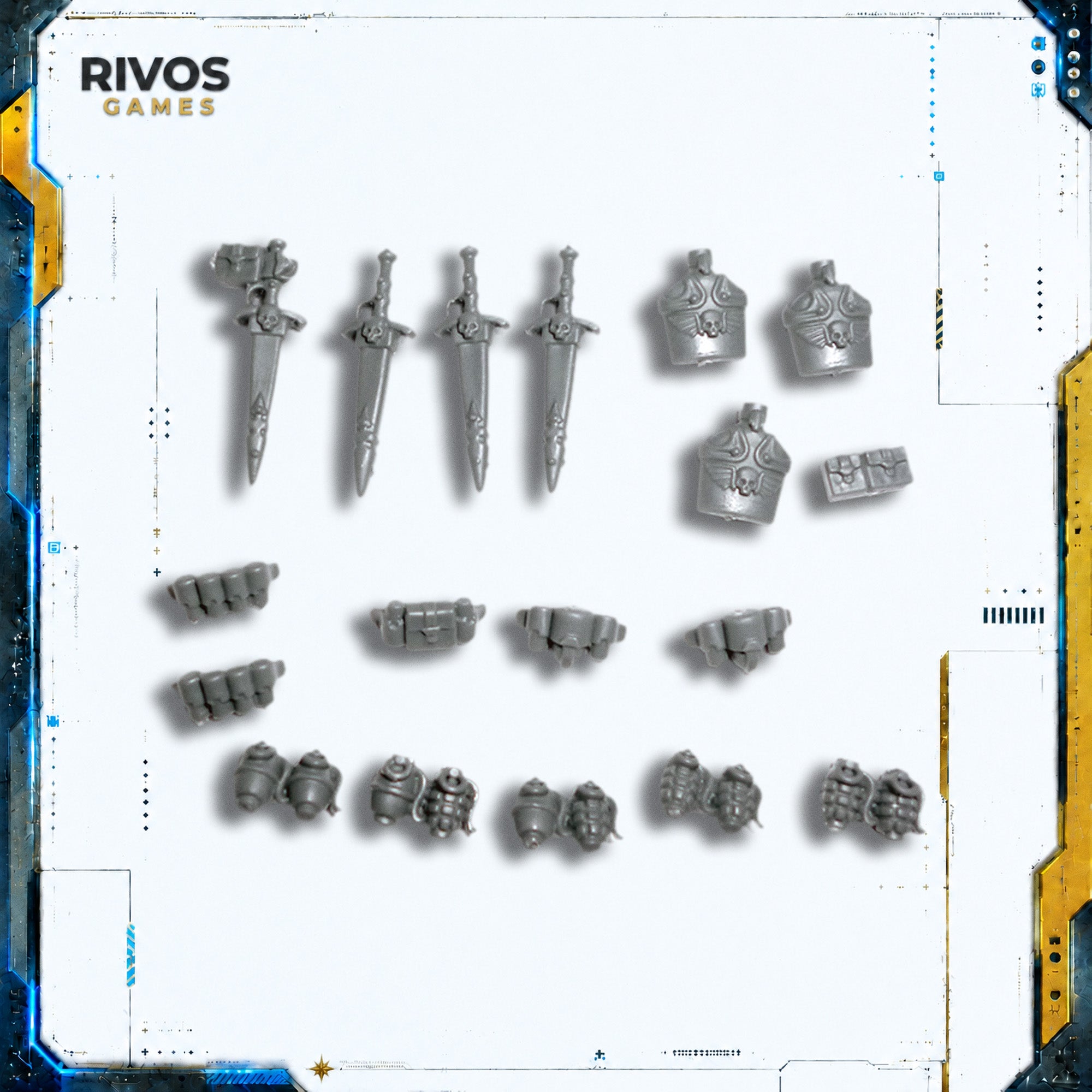 Warhammer 40K Astra Militarum Tempestus Scions Accessories B - Bits (Bitz)