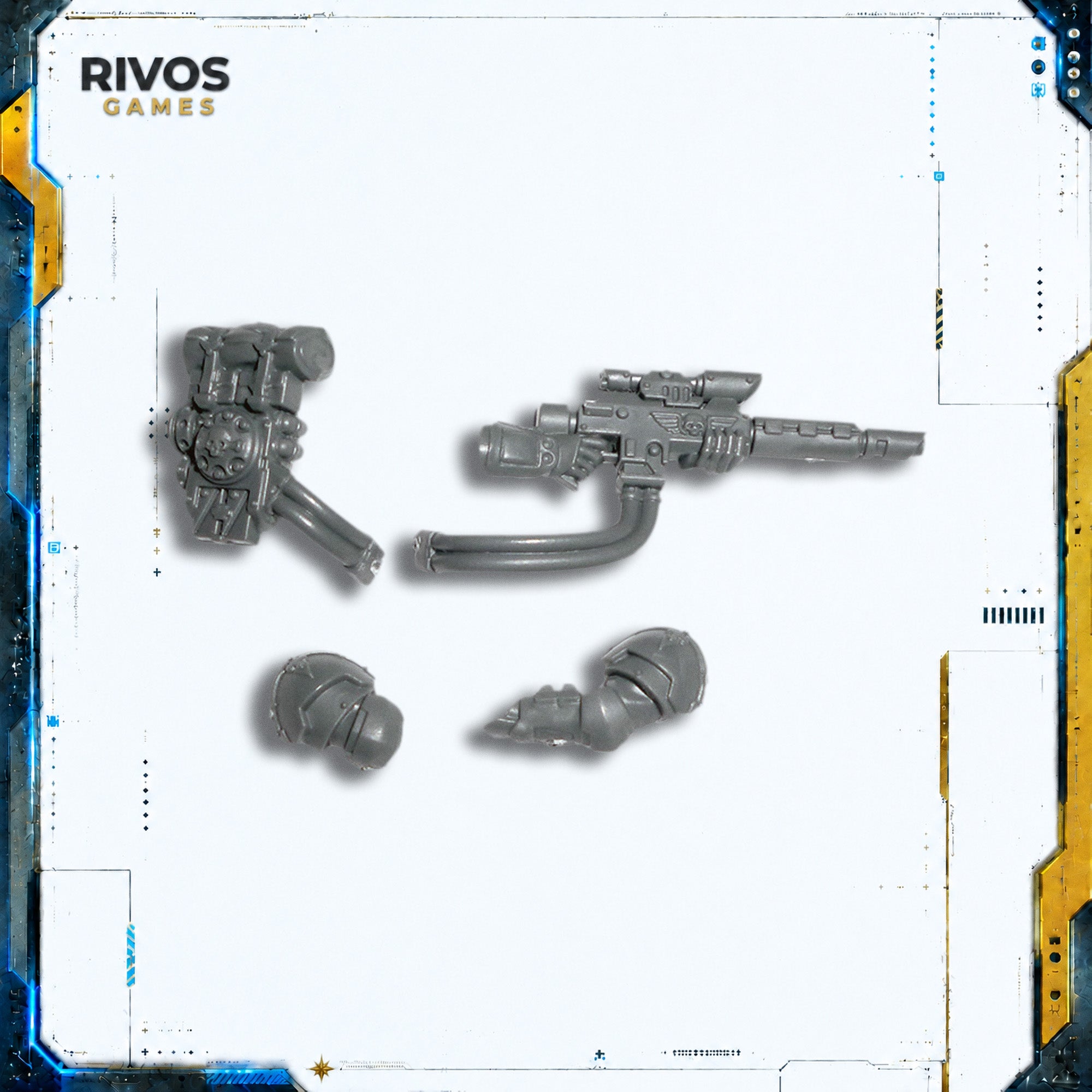 Warhammer 40K Astra Militarum Tempestus Scions Hot Shot Lasgun B - Bits (Bitz)