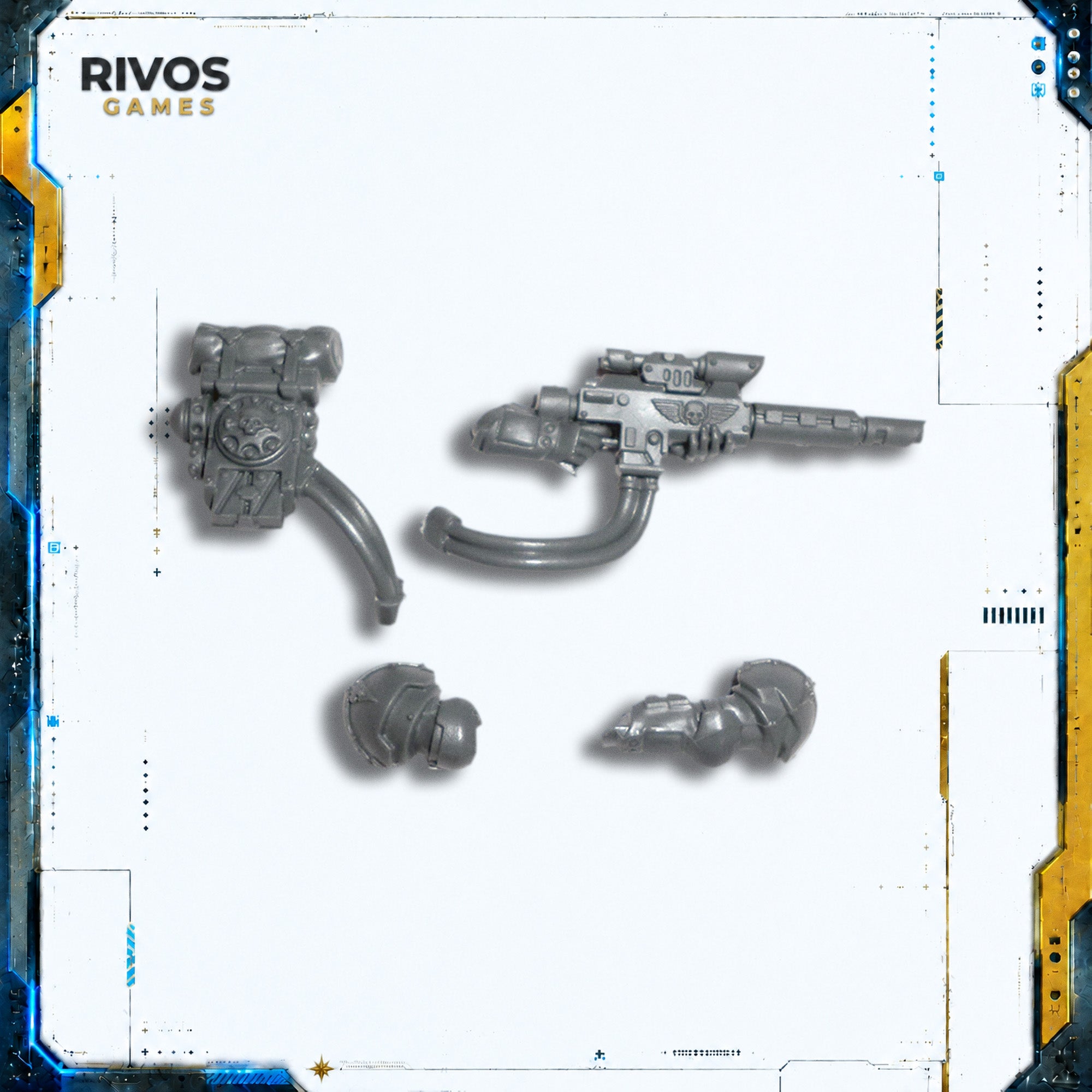 Warhammer 40K Astra Militarum Tempestus Scions Hot Shot Lasgun C - Bits (Bitz)