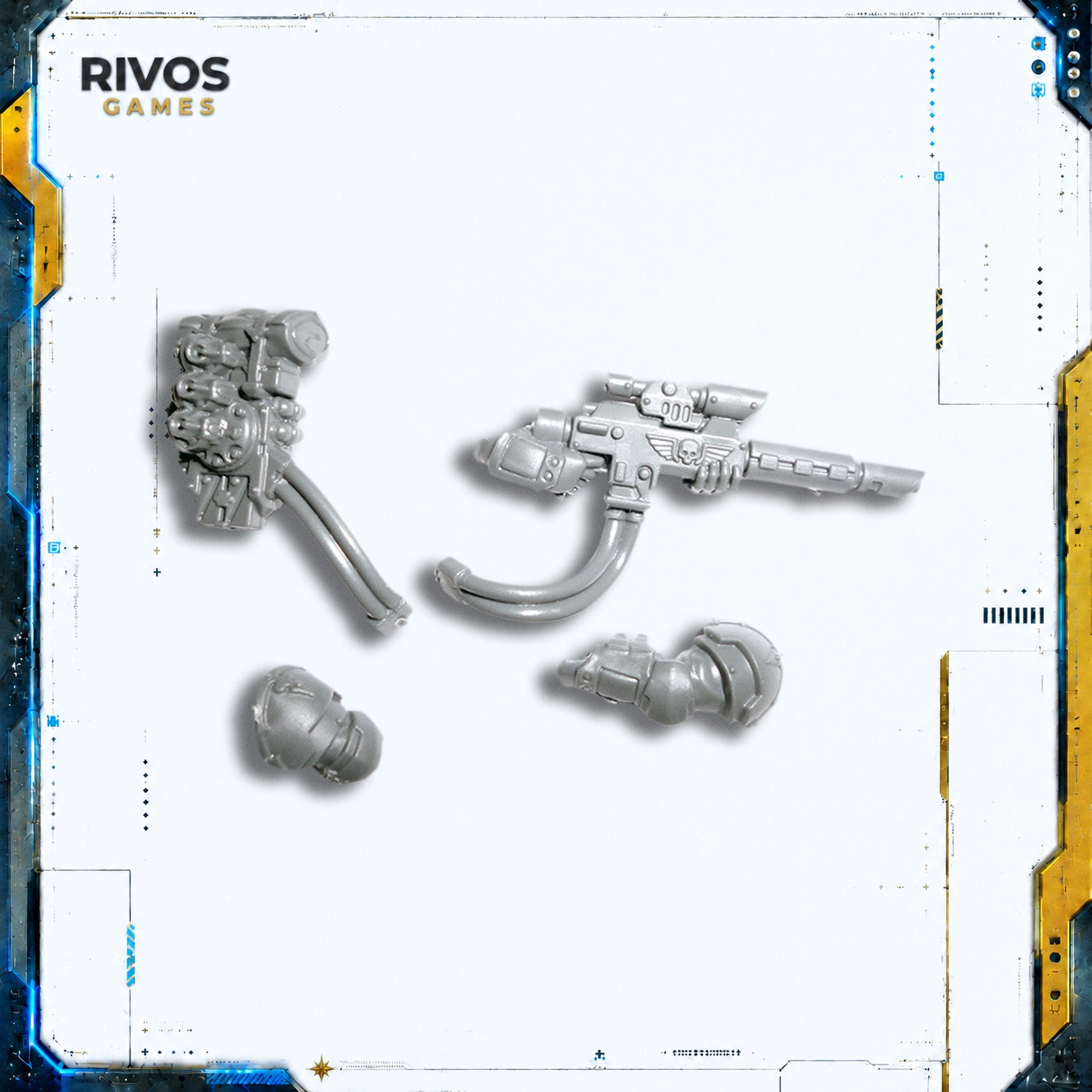 Warhammer 40K Astra Militarum Tempestus Scions Hot Shot Lasgun E - Bits (Bitz)