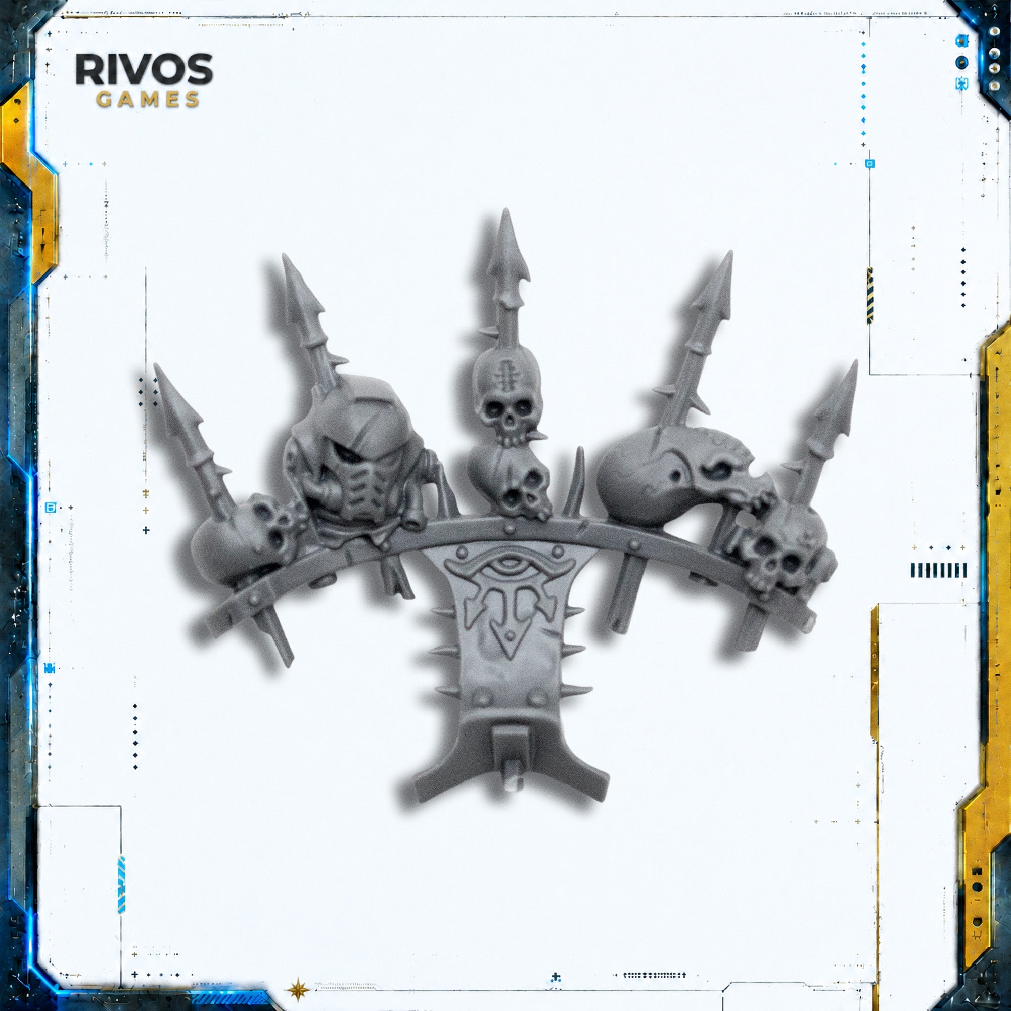 Warhammer 40K Chaos Space Marines Abaddon The Despoiler Trophy Rack - Bits (Bitz)