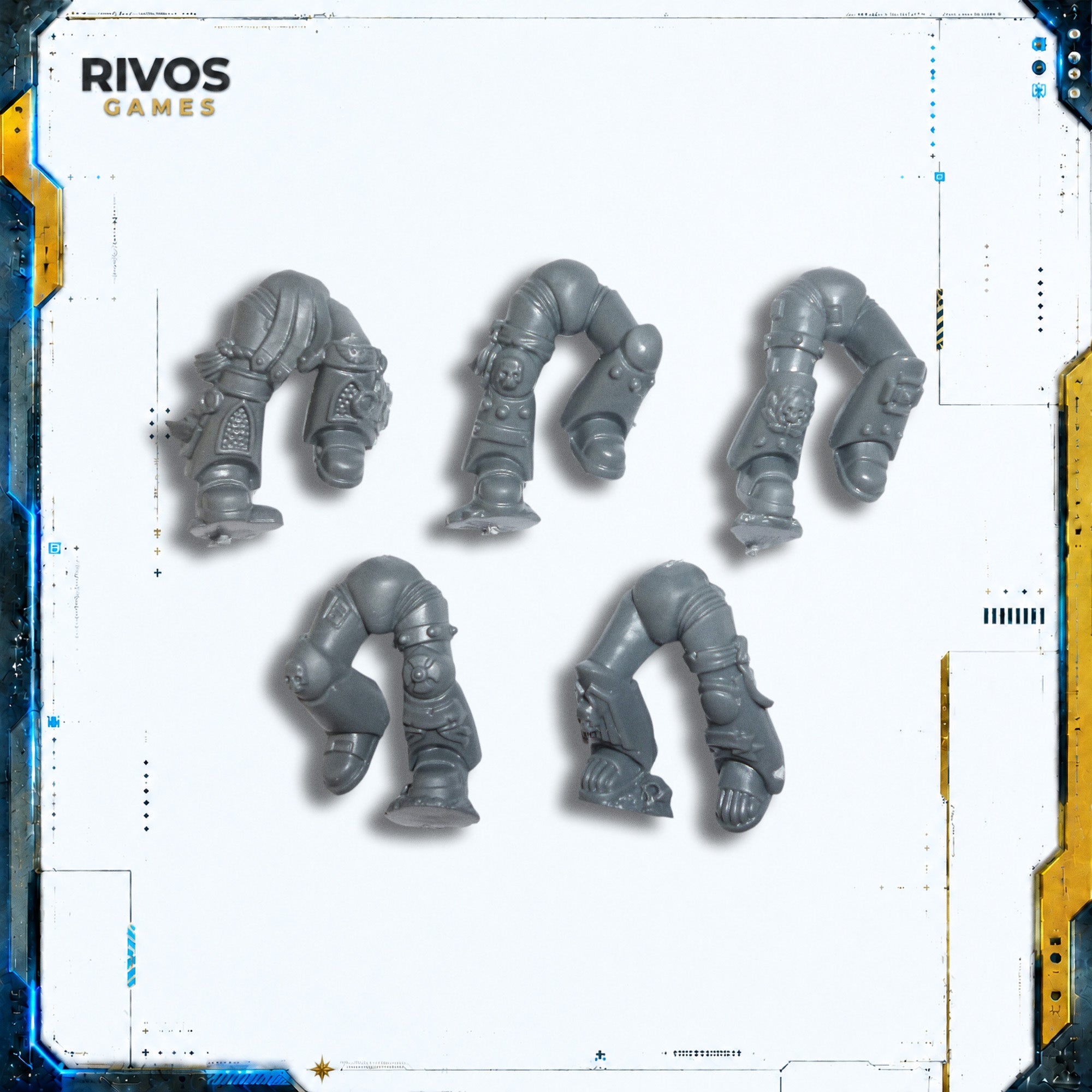 Warhammer 40K Space Marines Vanguard Legs x 5 - Bits (Bitz)