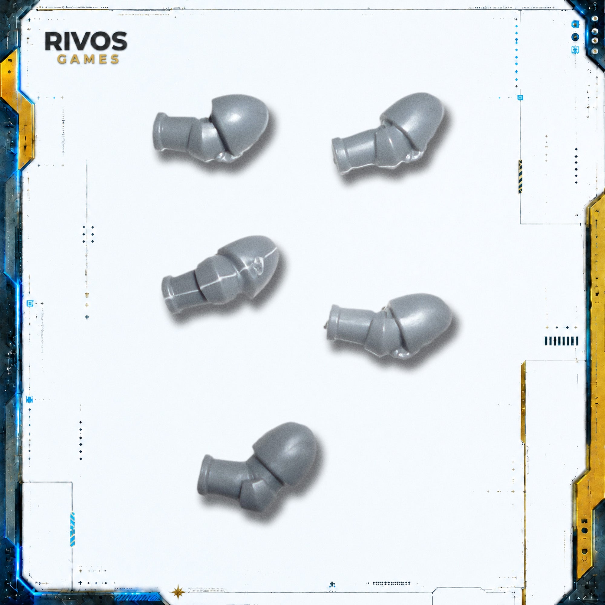 Warhammer 40K Space Marines Vanguard Left Arms x 5 - Bits (Bitz)