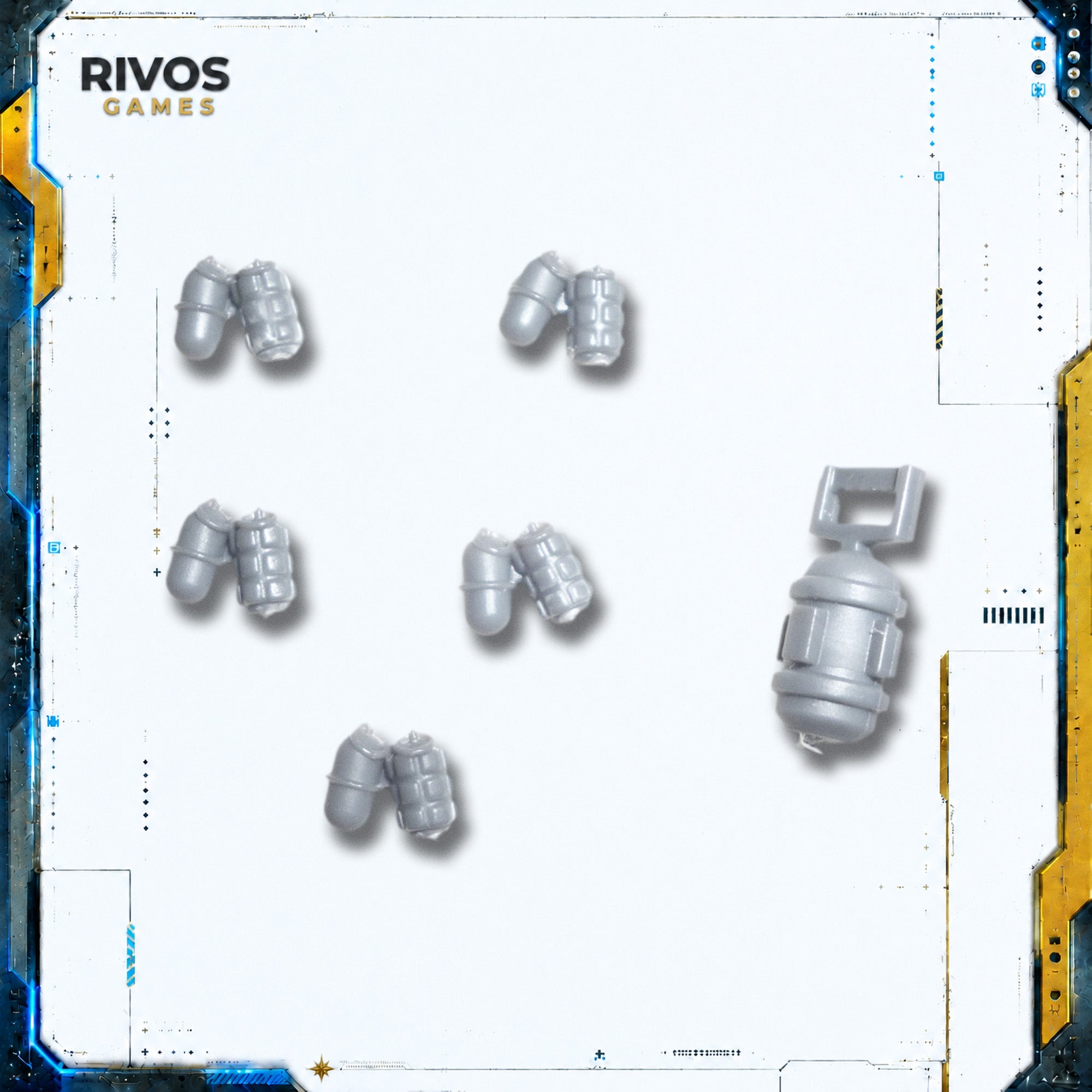 Warhammer 40K Space Marines Vanguard Grenades - Bits (Bitz)
