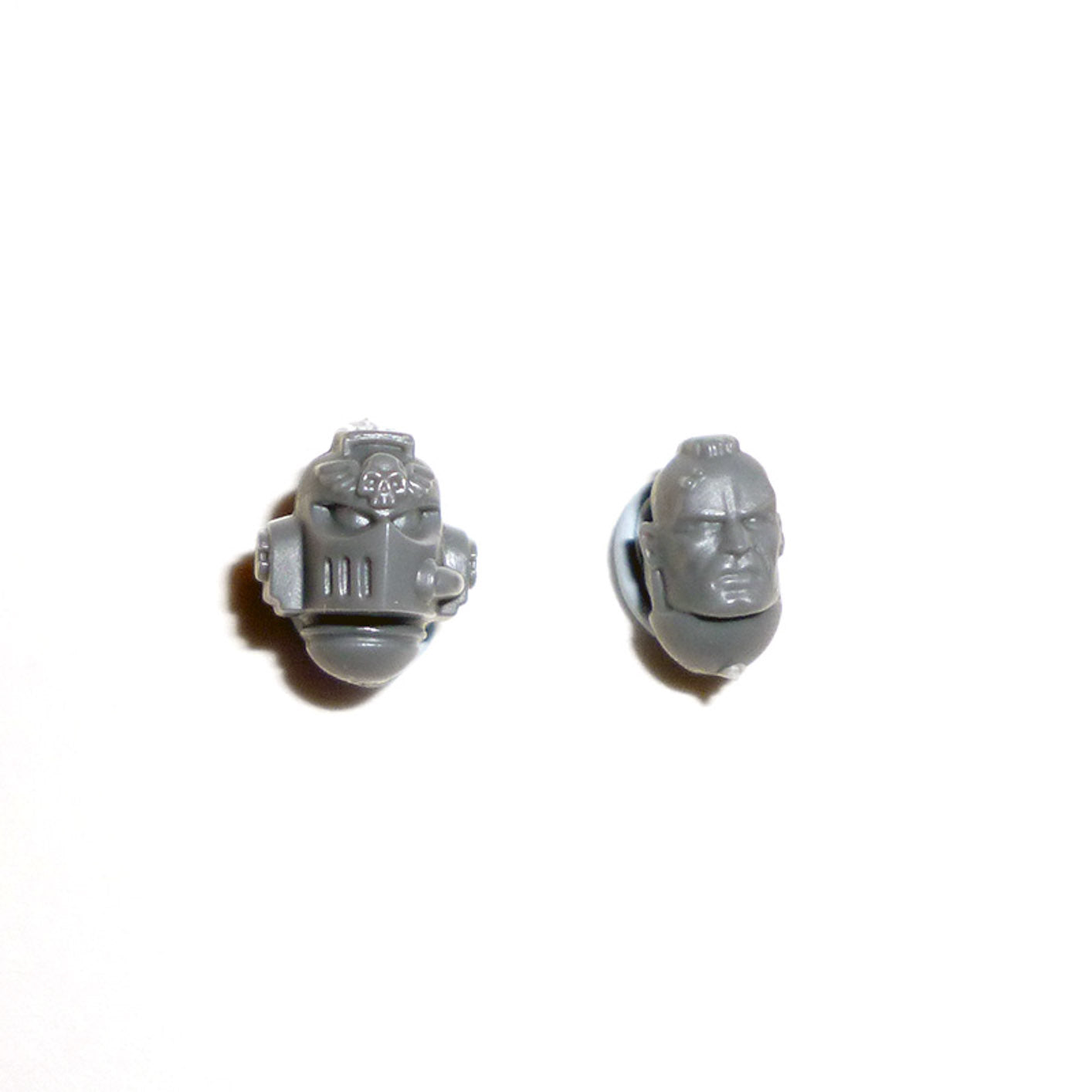 Space Marines Vanguard Sergeant Heads x 2 - Space Marines - Kitbash Bit