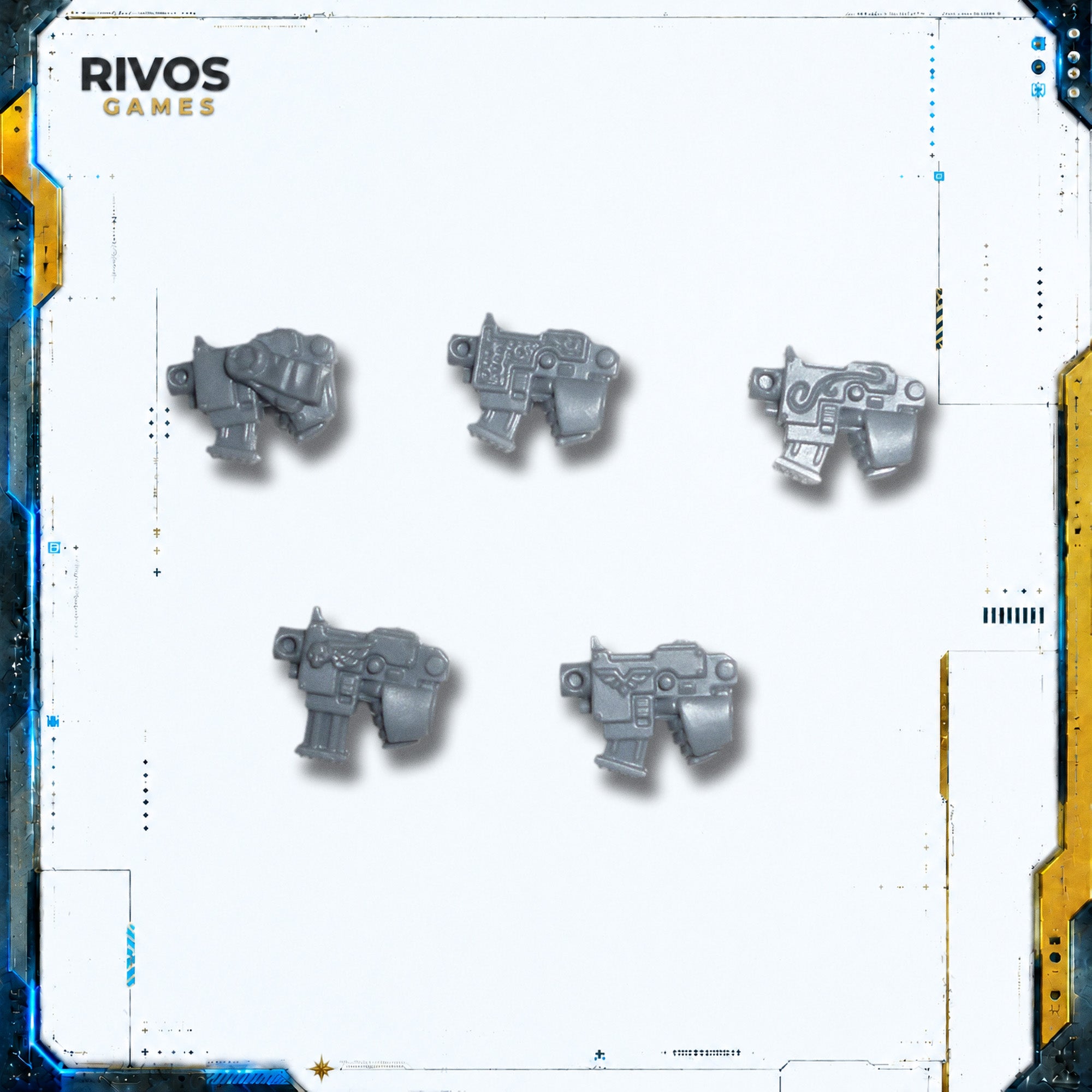 Warhammer 40K Space Marines Vanguard Bolt Pistol x 5 - Bits (Bitz)