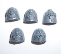 Warhammer 40K Space Marines Vanguard Shoulder Pads x 5 A  Bits Bitz