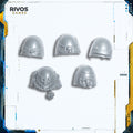 Warhammer 40K Space Marines Vanguard Shoulder Pads x 5 B - Bits (Bitz)