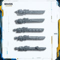 Warhammer 40K Space Marines Vanguard Chainsword x 5 - Bits (Bitz)