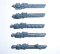 Warhammer 40K Space Marines Vanguard Chainsword x 5  Bits Bitz